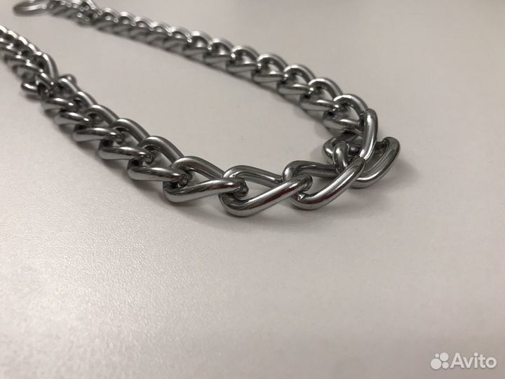 Рывковая цепочка/ошейник-удавка для собак 74 см