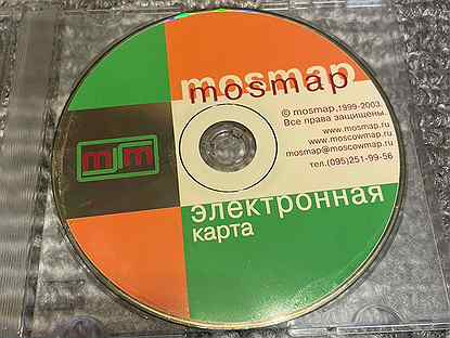 CD диск Mosmap. Оригинал. Очень редкий диск