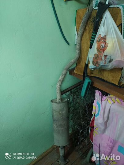 Центральный глушитель на Nissan tiida