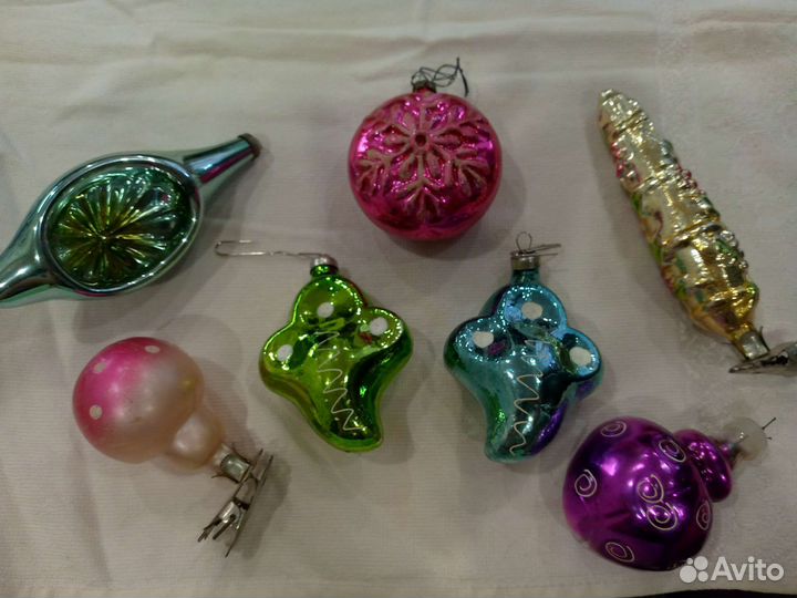Елочные игрушки СССР советские