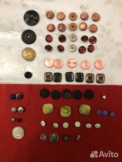 Пуговицы, винтаж, импорт (Чехословакия и пр.)