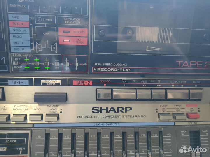 Магнитофон Sharp GF-800