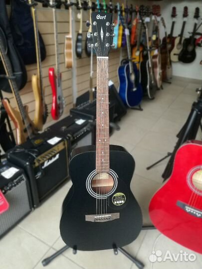 Акустическая гитара Cort AF510 BKS