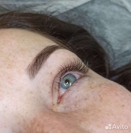 Наращивание ресниц на дому