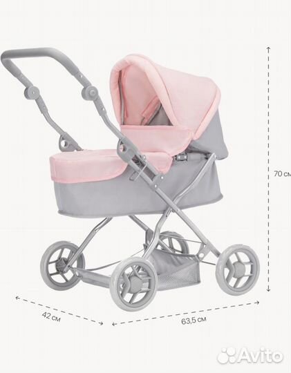Коляска для кукол новая