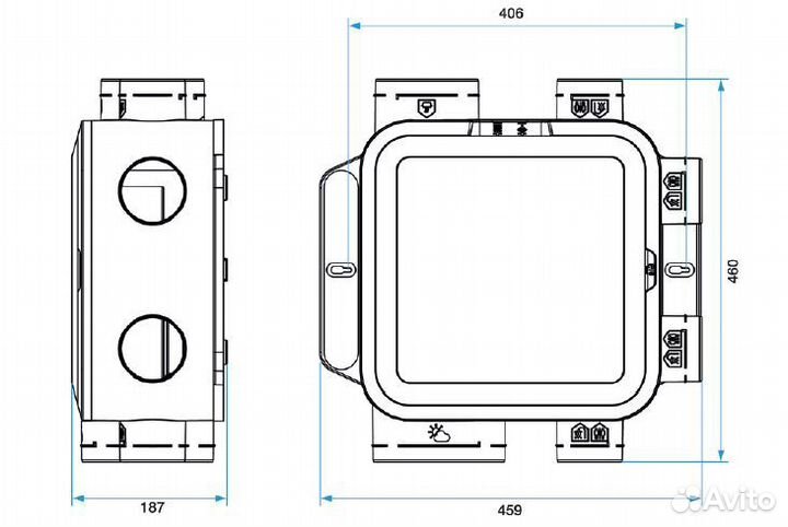 Вентиляция для частного дома Norvind country