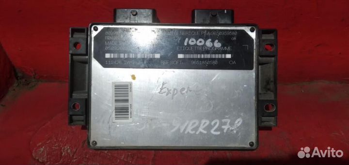 Пежо эксперт блок управления двигателем эбу 1.9D