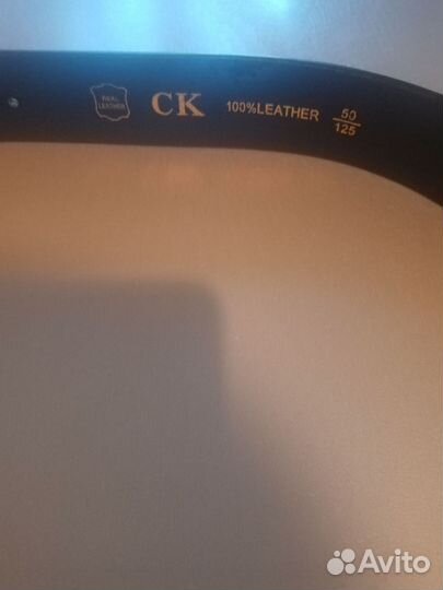 Ремень мужской кожаный новый, фирмы ск, черный