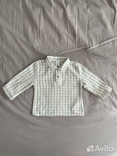 Рубашка для малыша 68-74