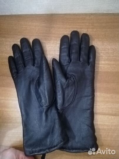 Перчатки натуральная кожа утеплённые