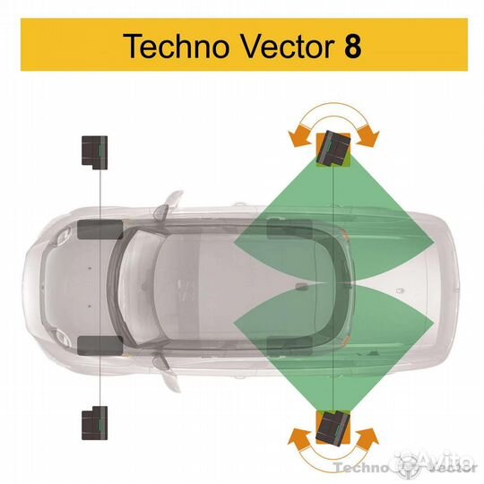 Стенд сход-развал Техно Вектор 8 P8214 smartlight