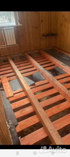 Ремонт полов любые сложности по замену венцов