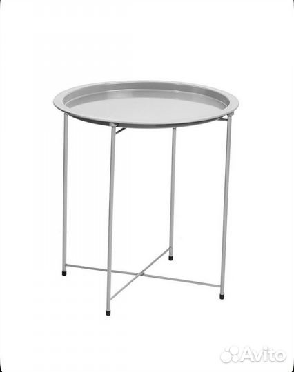 Столик складной, новый. Цвет серый