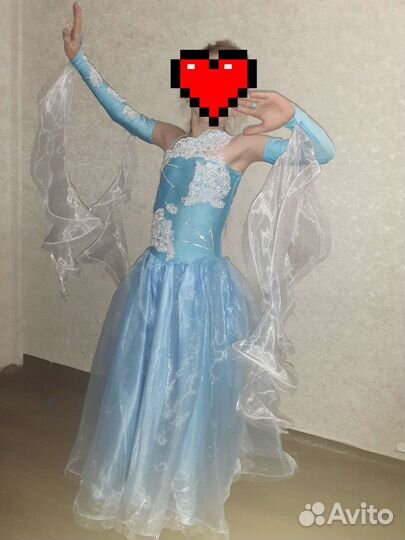 Нарядное платье для девочки(Золушка)