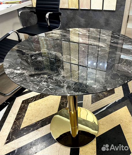 Стол лофт мрамор