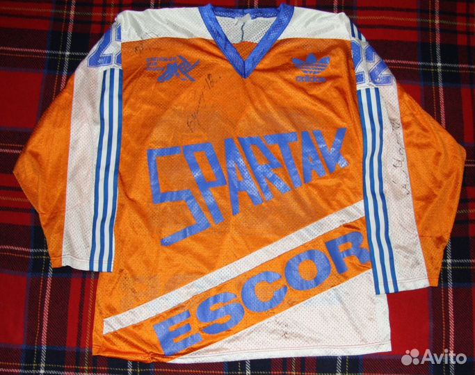 Свитер хк Спартак Кубок Шпенглера 1989 Коротков К