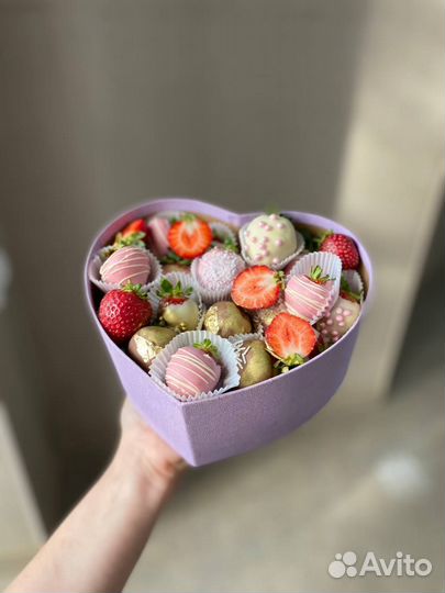 Клубника в шоколаде Сердце