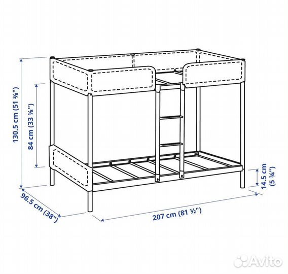Детская кровать IKEA