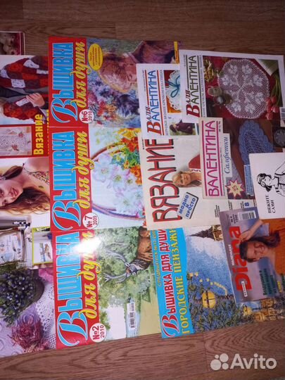 Журналы по рукоделию, вышивке, 25 штук