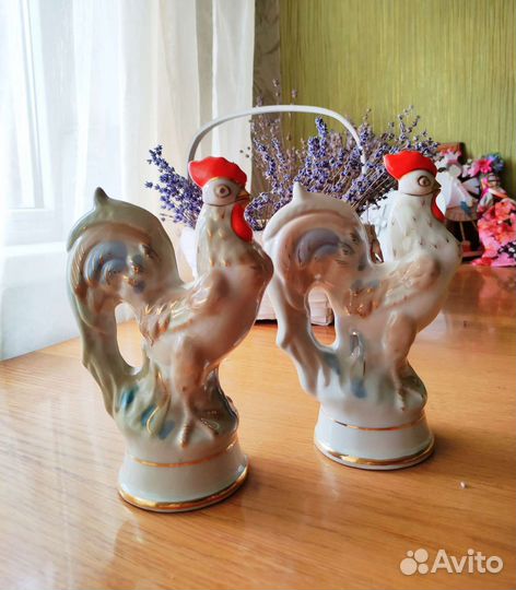 Графин (штоф) Петушок фарфор СССР