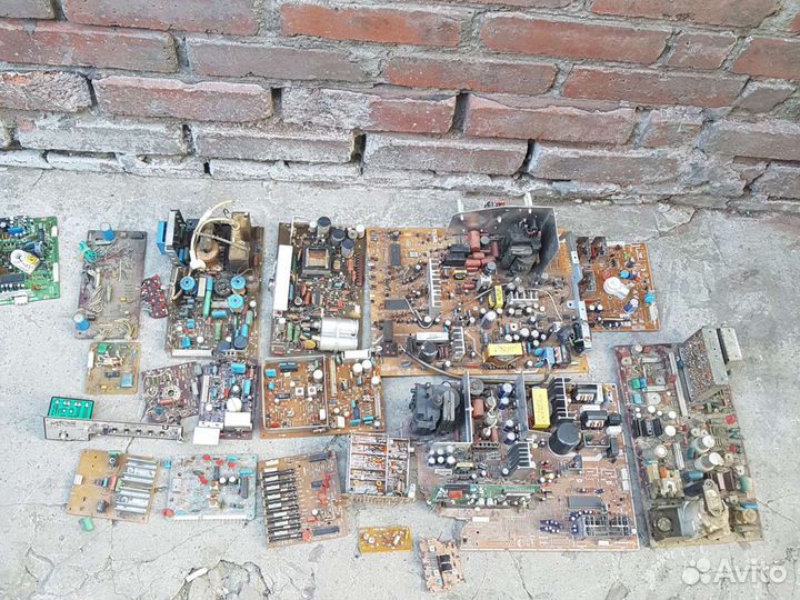 Платы от советских тв