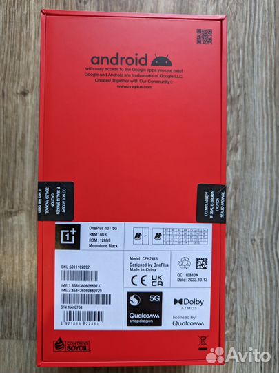 Oneplus 10t 8/128Gb