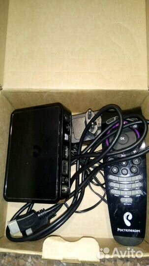 Тв Приставка Ростелеком и Роутер WI FI D-Link