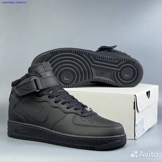 Кроссовки Nike Air Force 1 High (с мехом) (Арт.15516)