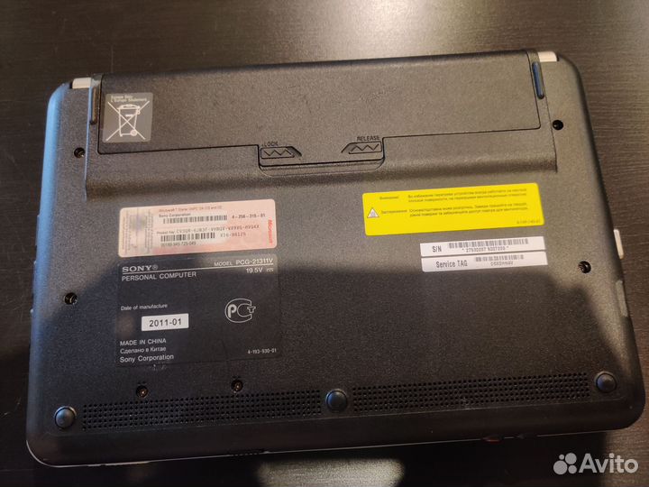 Нетбук Sony Vaio PCG-21311V