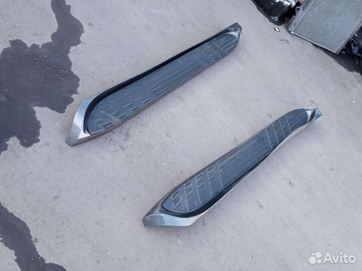 Накладка подножки тойота Ленд Крузер прадо 120