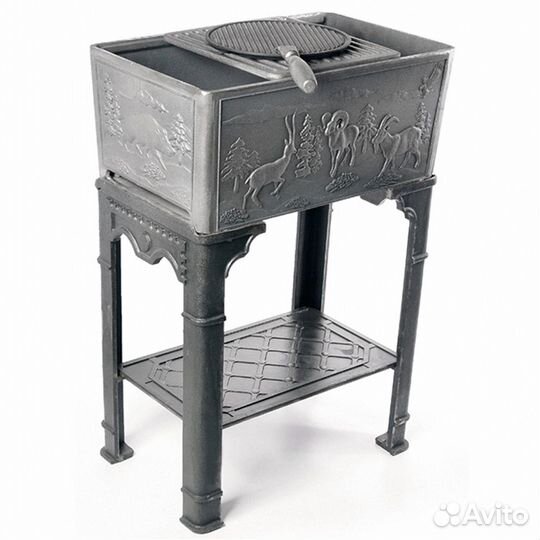 Чугунный мангал 