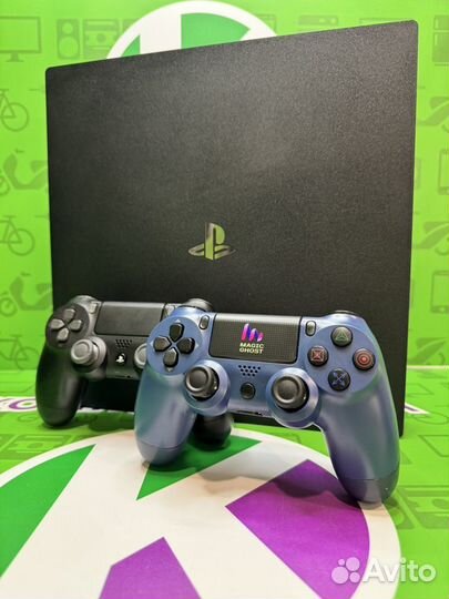 Sony PS4 pro 1 tb 2 геймпада