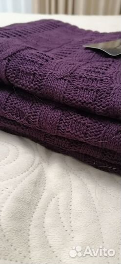 Плед вязанный