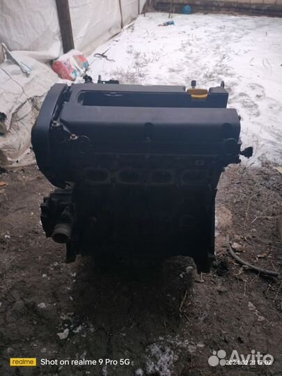 Мотор zafira opel 1.8