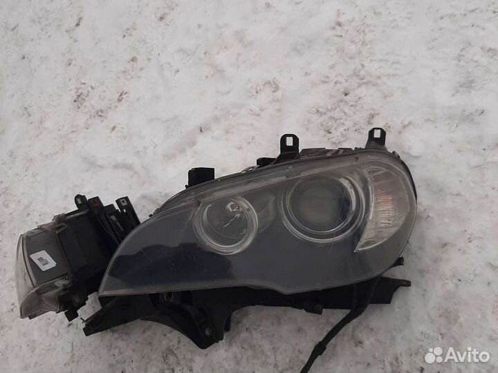 Фара бмв Х5 E70 дорестайлинг оригинал галогенная