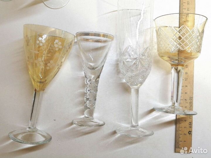 Вазы, бокалы, кувшины стекло СССР