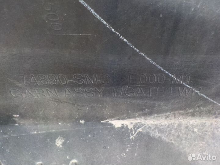 Накладка двери багажника Хонда Цивик 5d Хэтчбек