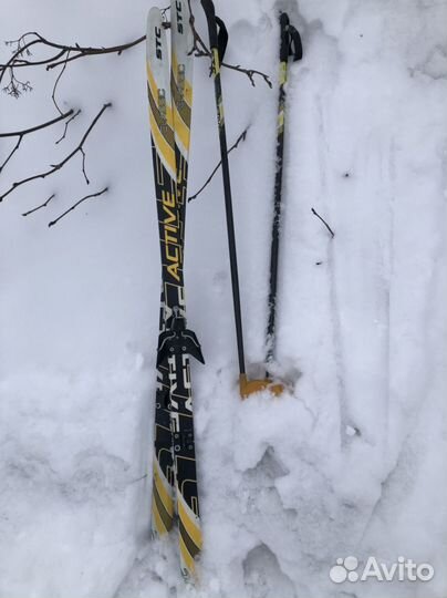 Лыжи детские пластиковые