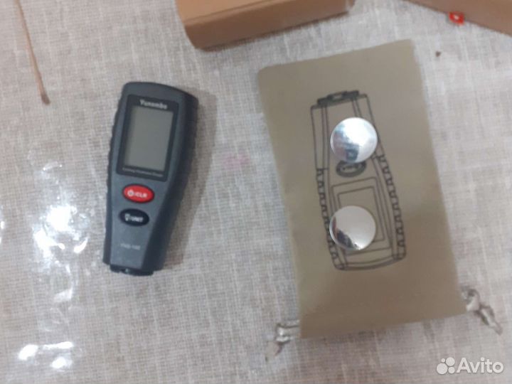 Новый с батарейками Толщиномер yunombo ynb-100