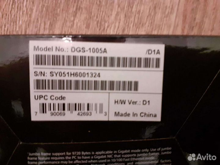 Коммутатор D - link DGS-1005D