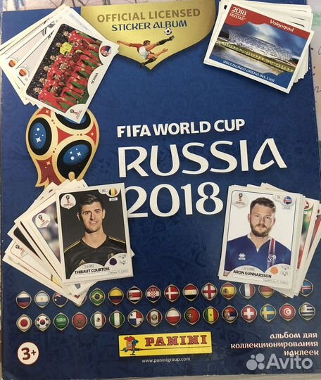 Наклейки panini fifa 2018