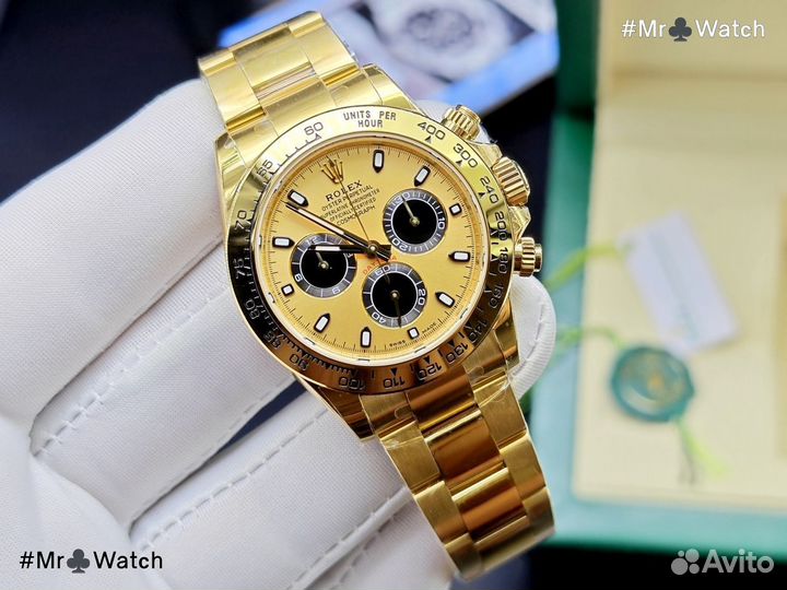 Часы Rolex Daytona Gold с гарантией