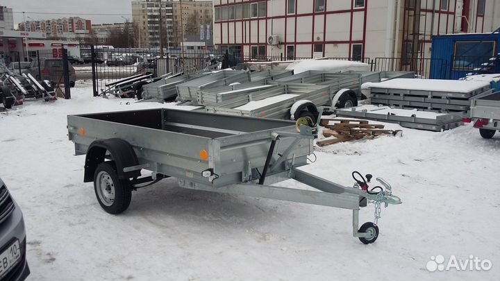 Оцинкованный прицеп спорт(2.6Х1.3м.)