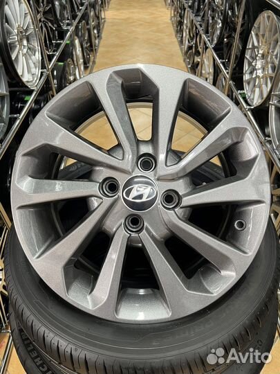 Диски литые R15 4*100 Kia, Hyundai