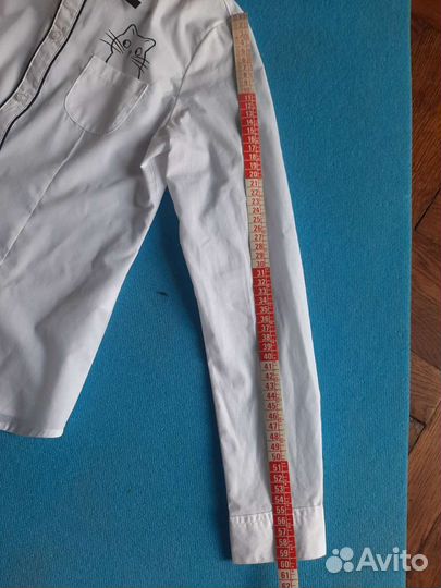 Белая рубашка для девочки