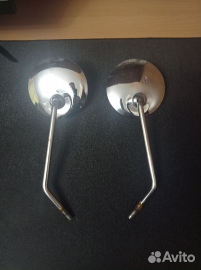 Зеркала на мотоцикл хром