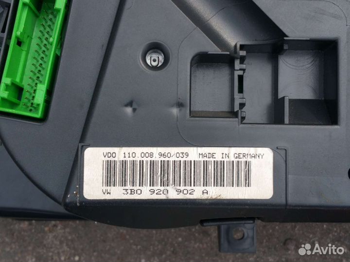 Приборная панель VW passat b5