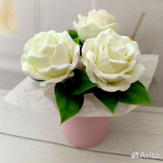 Букет из мыла ручной работы