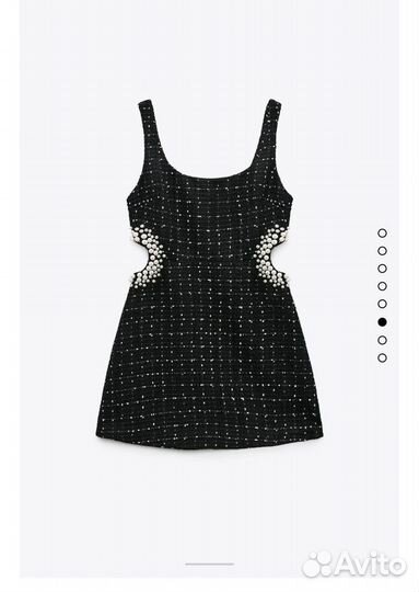 Твидовое Платье zara xs