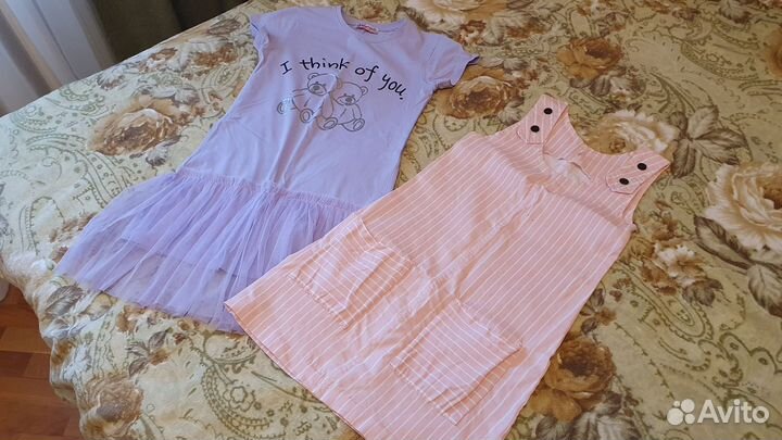 Вещи пакетом на девочку 134-140